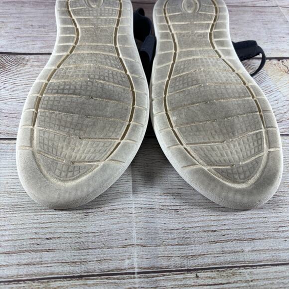 Crocs LiteRide Stretch Womens Size 10 Strap Sandals Navy Blue White - Picture 14 of 15